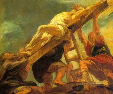  lever Art - le soulèvement de la croix 1621 Peter Paul Rubens Religieuse Christianisme